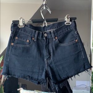 Levi’s Vintage Black Cut-Off Shorts